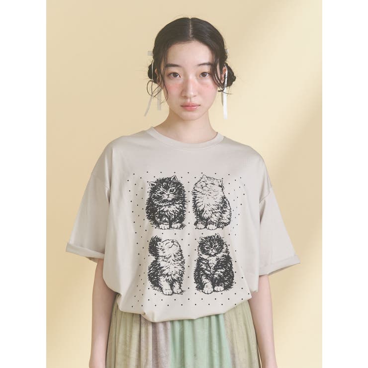 pindot cat tee | merry jenny | 詳細画像8 