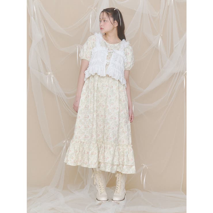 jacquard tieredワンピース | merry jenny | 詳細画像10 