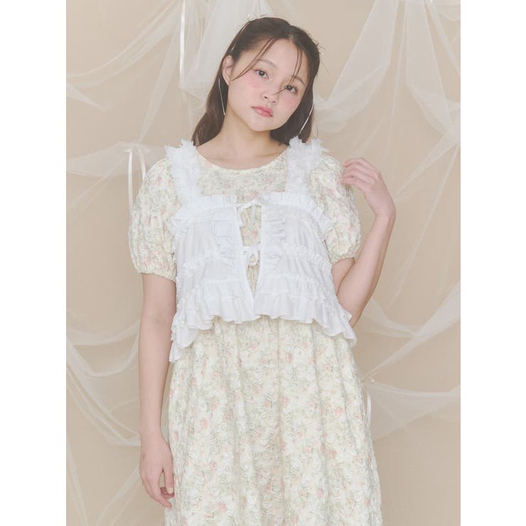 jacquard tieredワンピース | merry jenny | 詳細画像11 
