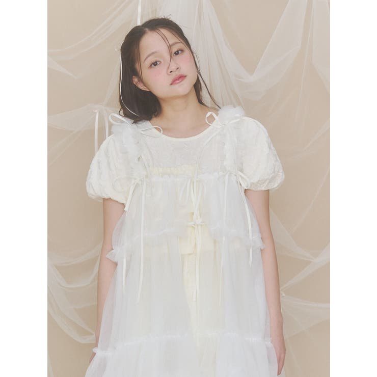 jacquard tieredワンピース | merry jenny | 詳細画像15 
