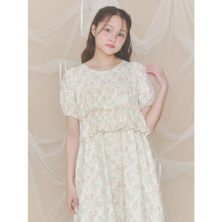 jacquard tieredワンピース | merry jenny | 詳細画像17 
