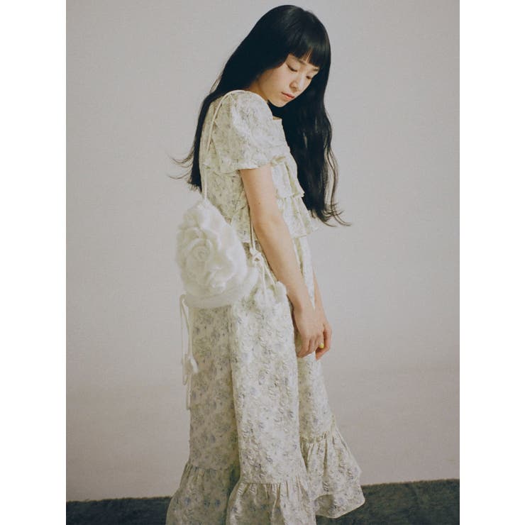 jacquard tieredワンピース | merry jenny | 詳細画像2 