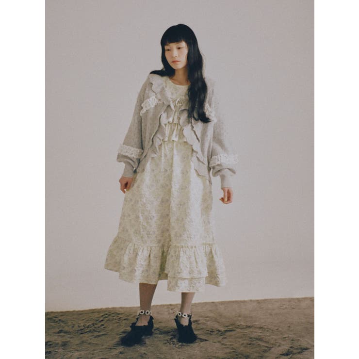 jacquard tieredワンピース | merry jenny | 詳細画像4 