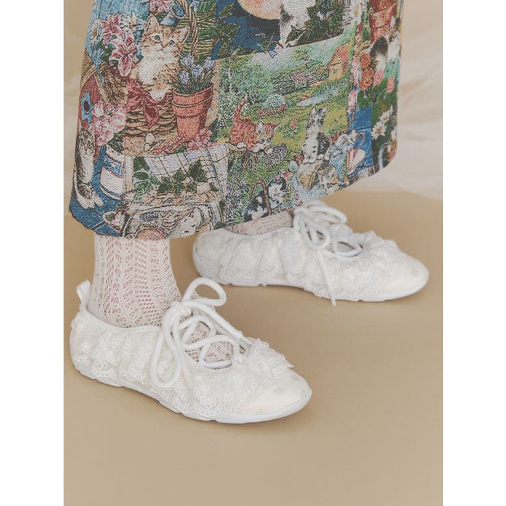 Frill Ballet Sneakers | merry jenny | 詳細画像12 
