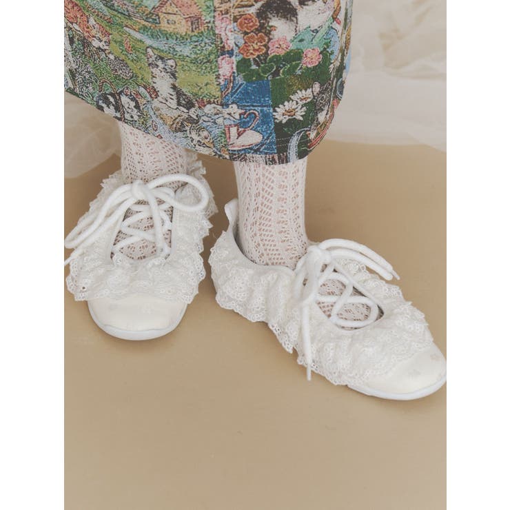 Frill Ballet Sneakers | merry jenny | 詳細画像13 