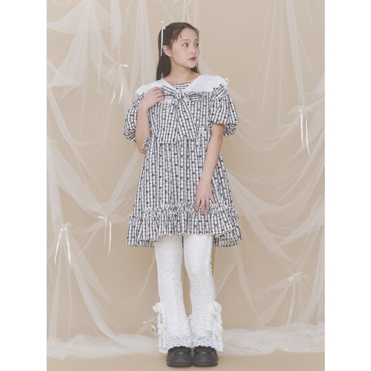 frill mary jane metal sneakers | merry jenny | 詳細画像39 