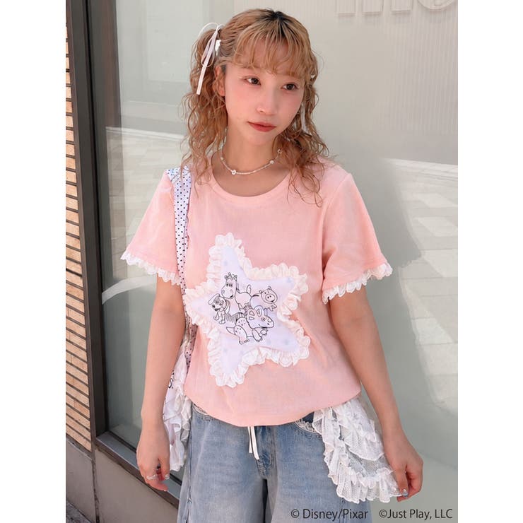 ピンク | Toy Story / Fluffy Star tee | merry jenny