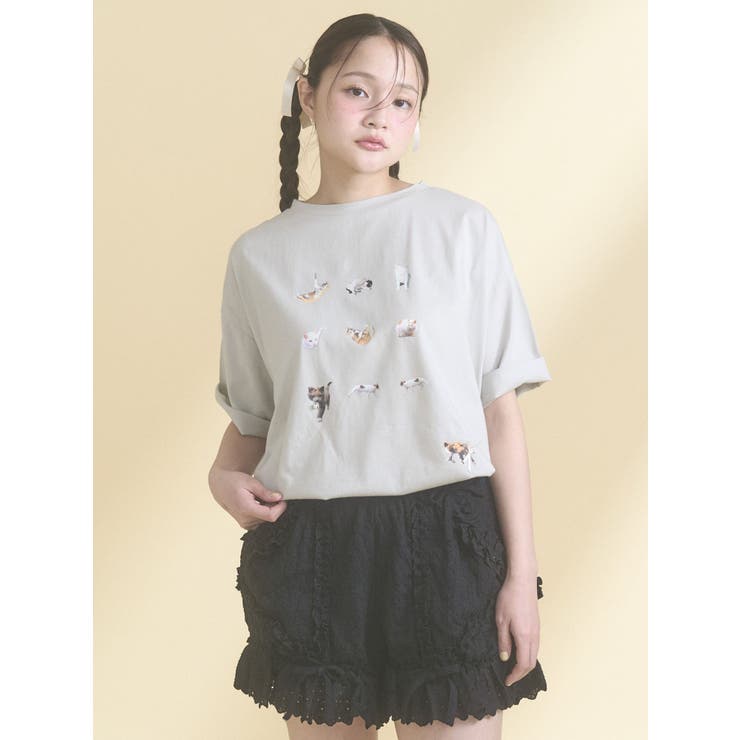 ひるやすみのらねこtee | merry jenny | 詳細画像10 