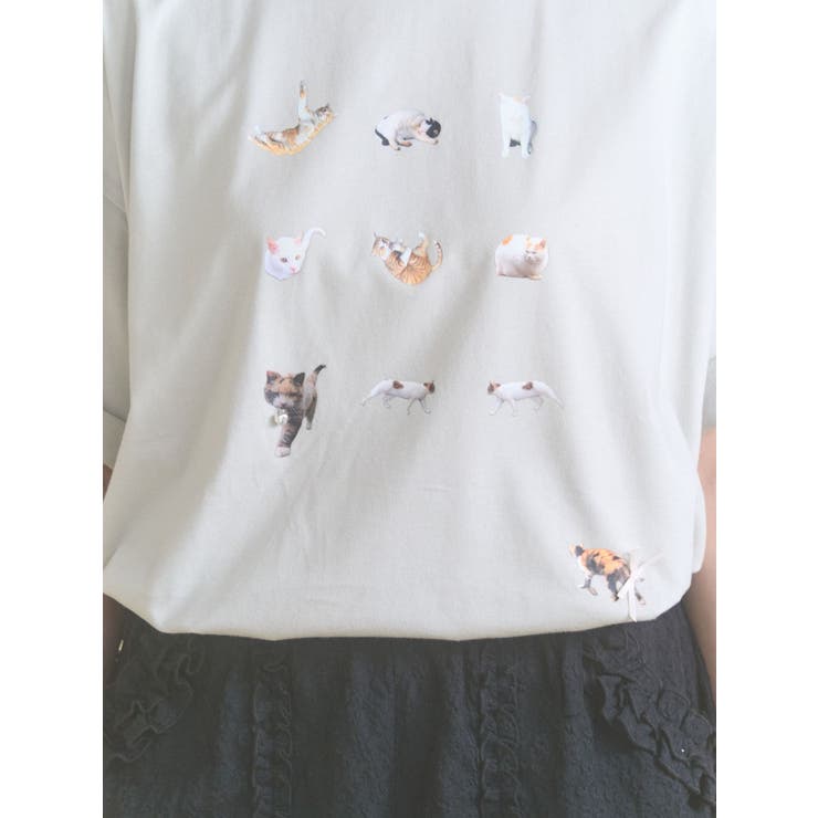 ひるやすみのらねこtee | merry jenny | 詳細画像11 