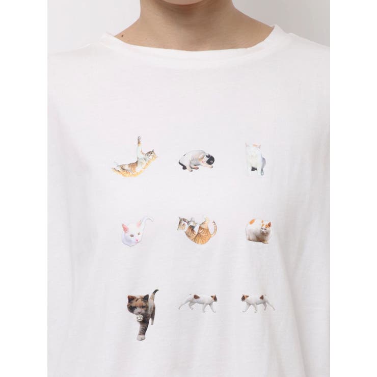 ひるやすみのらねこtee | merry jenny | 詳細画像18 