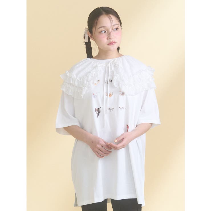 ひるやすみのらねこtee | merry jenny | 詳細画像4 
