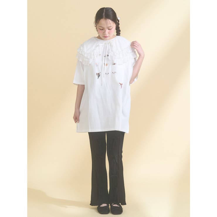 ひるやすみのらねこtee | merry jenny | 詳細画像8 