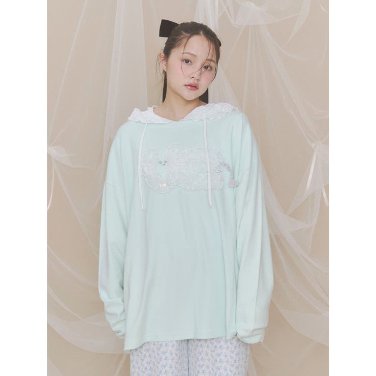 ミントグリーン | inu！？チュールロンTee | merry jenny