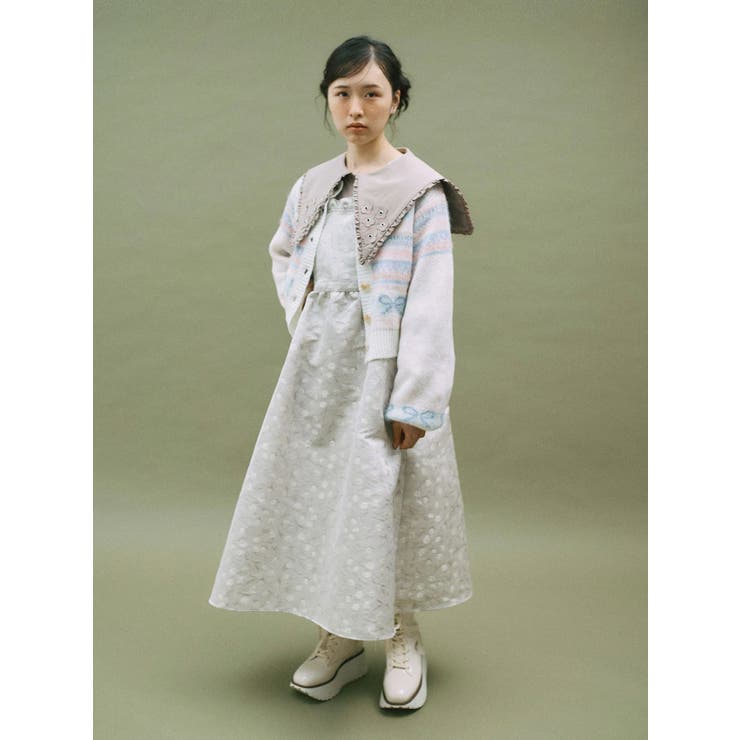 apron jacquardワンピース | merry jenny | 詳細画像2 