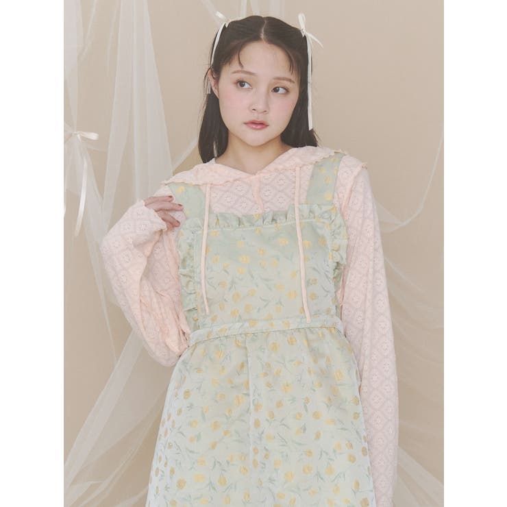 apron jacquardワンピース | merry jenny | 詳細画像9 