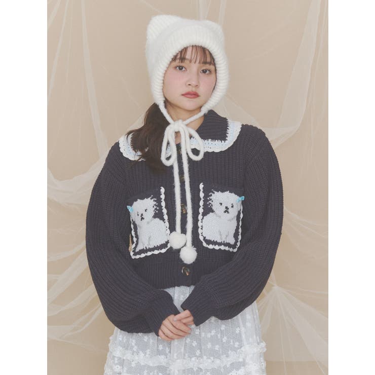 Bear Ear Knit Cap | merry jenny | 詳細画像10 