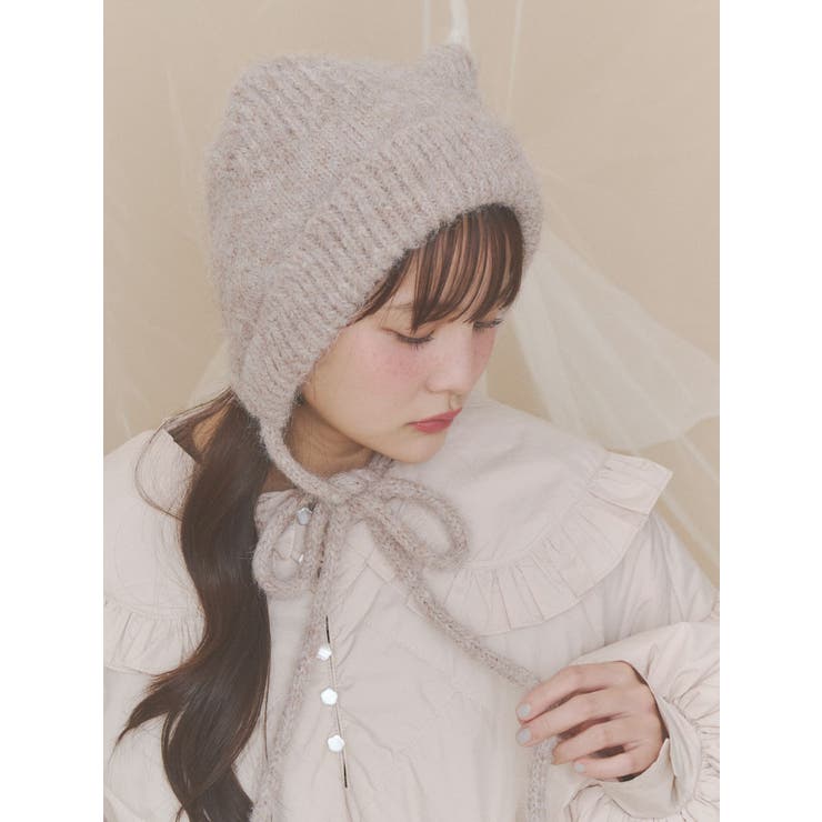 Bear Ear Knit Cap | merry jenny | 詳細画像12 