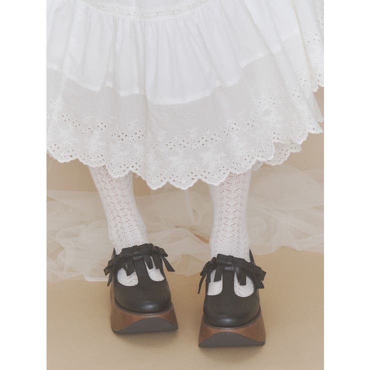ribbon tstrap shoes | merry jenny | 詳細画像12 