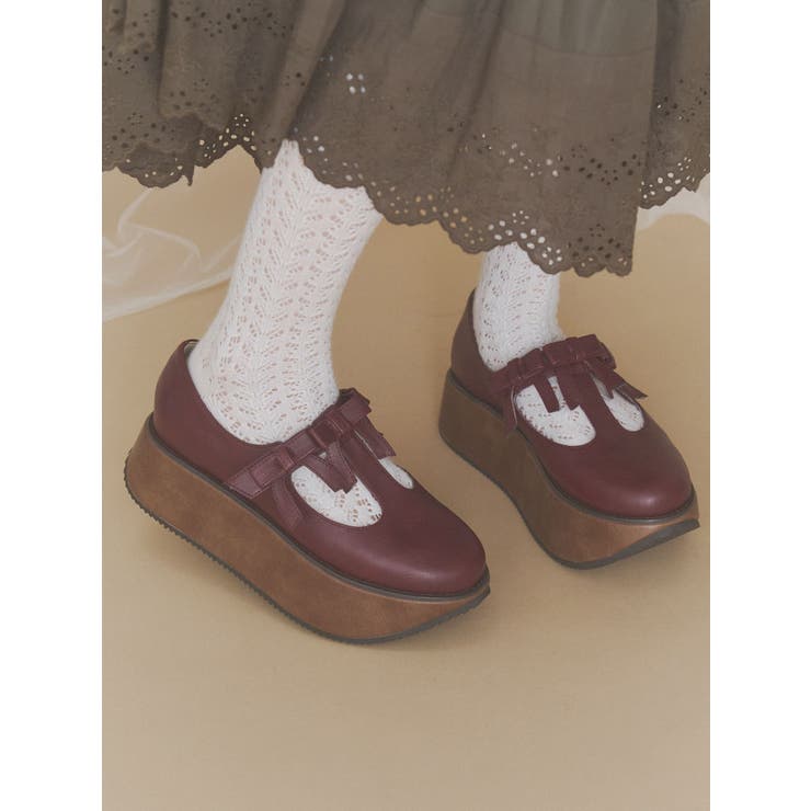 ribbon tstrap shoes | merry jenny | 詳細画像16 