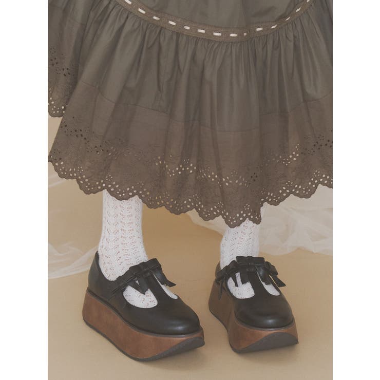 ribbon tstrap shoes | merry jenny | 詳細画像24 