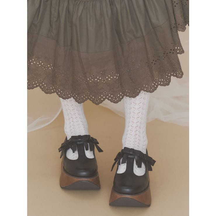 ribbon tstrap shoes | merry jenny | 詳細画像25 