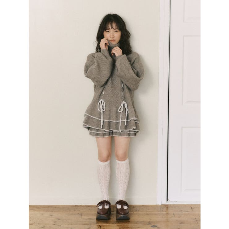 ribbon tstrap shoes | merry jenny | 詳細画像8 