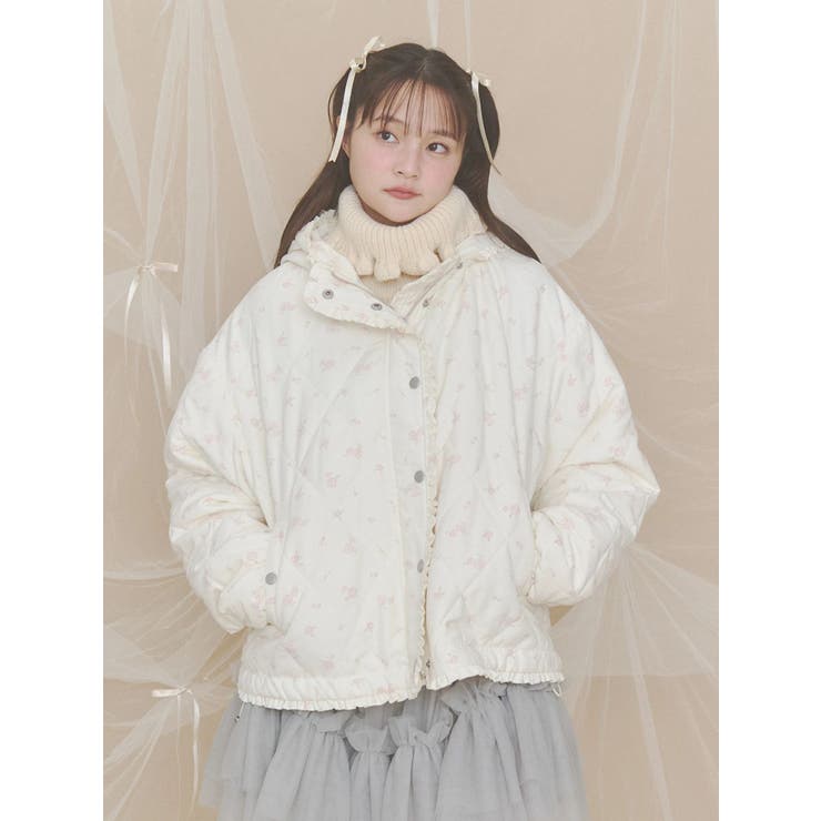 bear yoke knit tops | merry jenny | 詳細画像20 