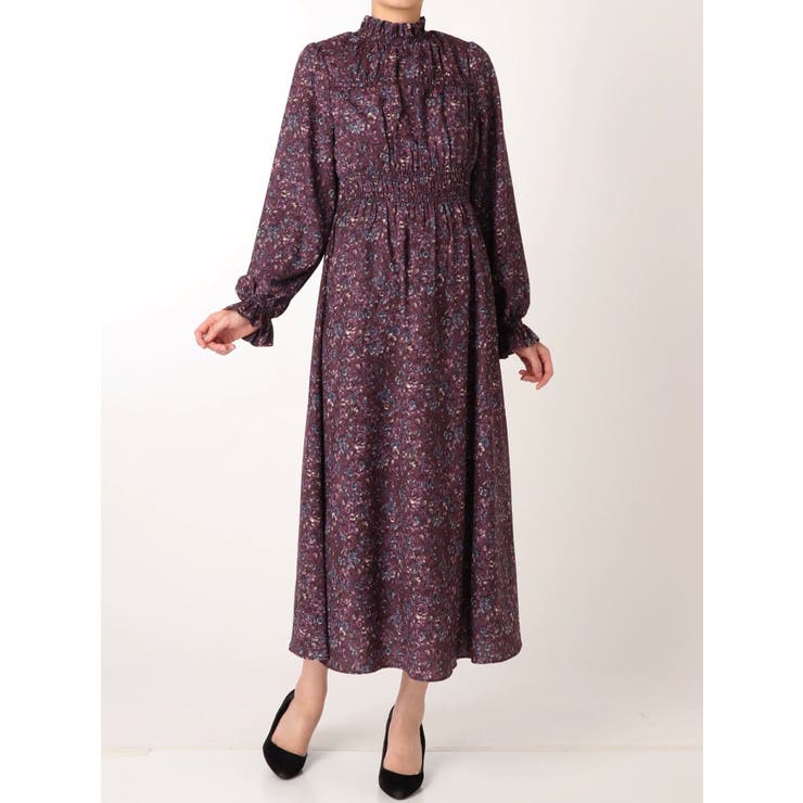 2WAY VINTAGE FLOWER PRINTワンピース[品番：MKSW0023101
