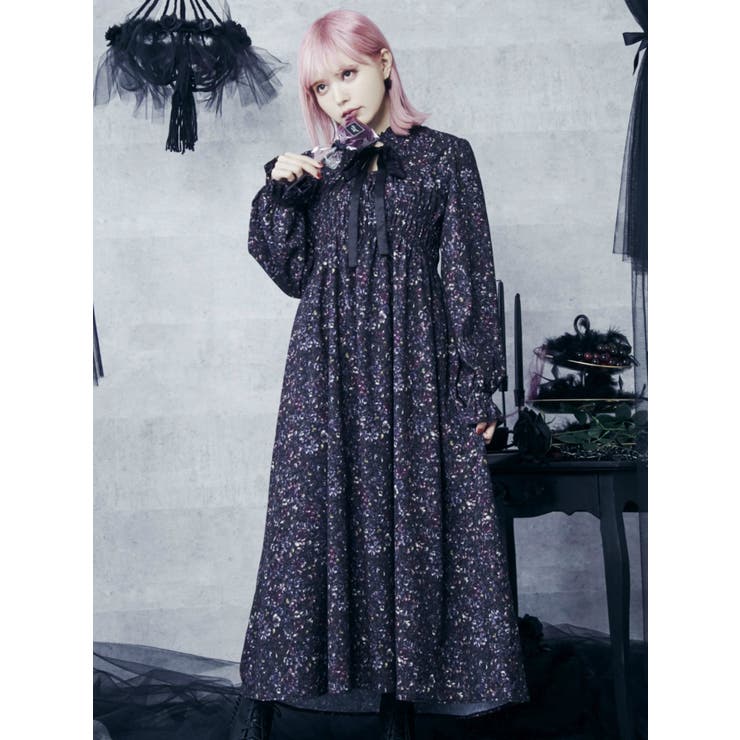 イートミー ワンピース 2WAY VINTAGE FLOWER PRINTワンピース[品番：MKSW0023101