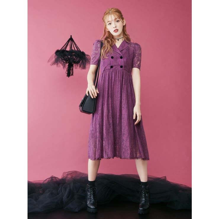 コートライクレースワンピース 品番 Mksw Eatme イートミー のレディースファッション通販 Shoplist ショップリスト