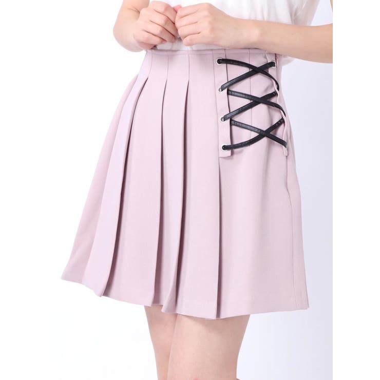 アシンメトリープリーツスカート[品番：MKSW0023159]｜EATME