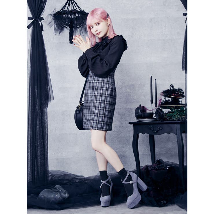 クロスストラップパンプス【LARME 11月掲載】[品番：MKSW0023178 