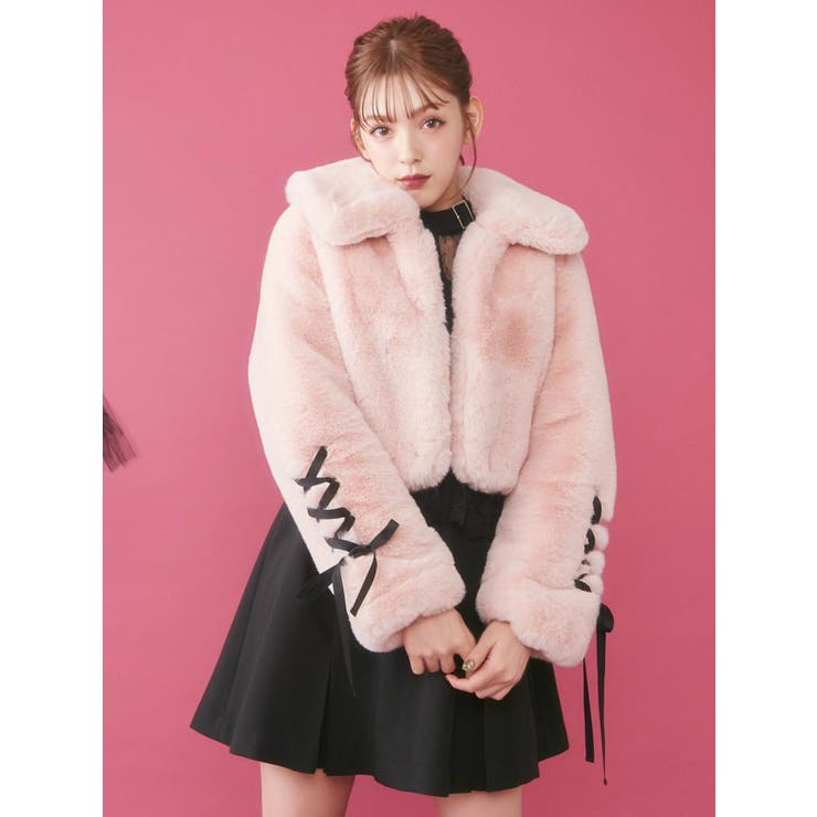 特売オンライン 美品 EAT ME イートミー レザー レースアップ ファー 