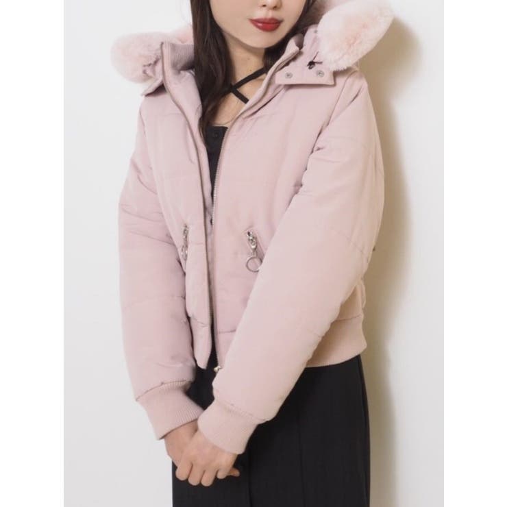 イートミー　ショート丈ダウンジャケット ハーネス付きショートジャケット[品番：MKSW0025036]｜EATME