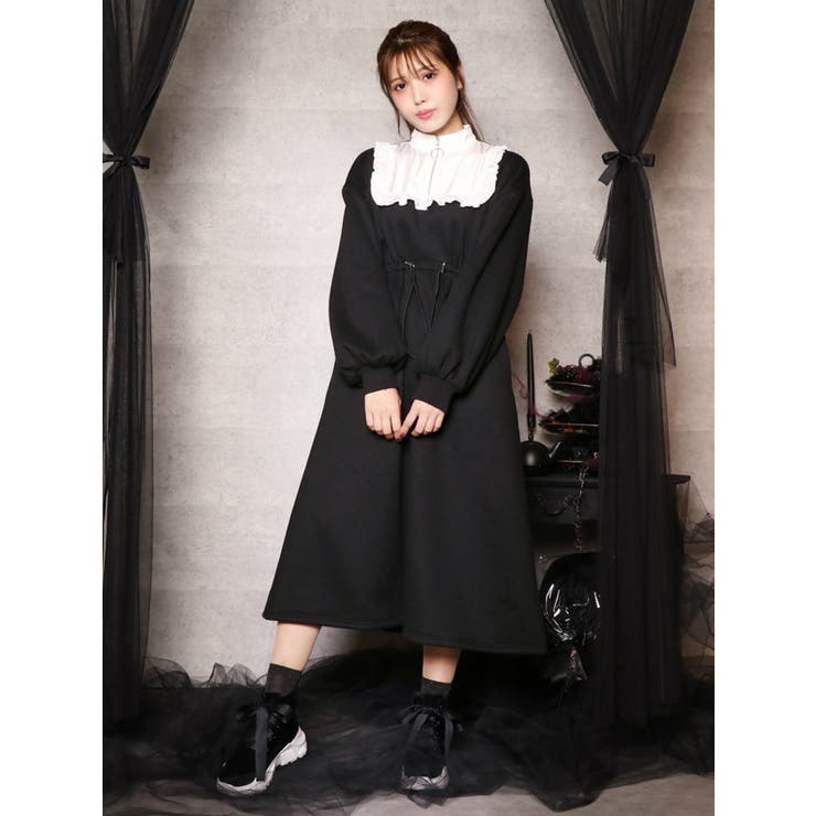 人気ブランド 海外通販 - 国内入手困難 メイドライクスウェットワンピース[品番：MKSW0025037]｜EATME ワンピース