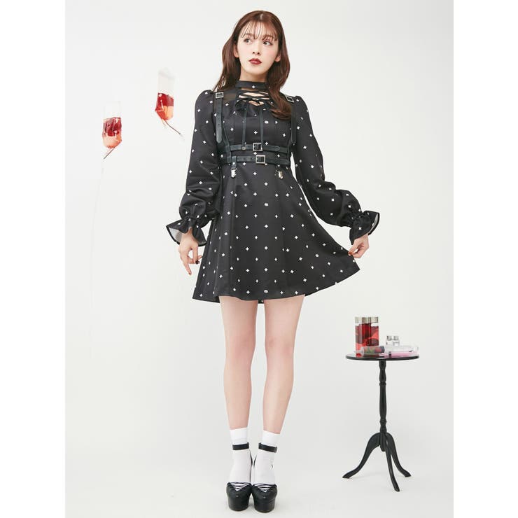激安正規品 メディカルクロスプリントワンピース[品番：MKSW0028014]｜EATME ワンピース