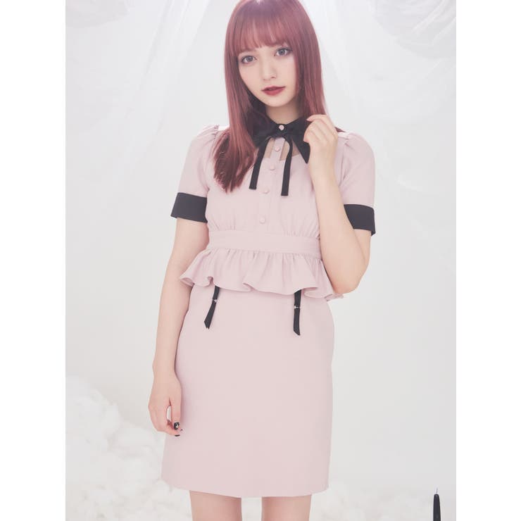 デコルテペプラムワンピース 品番 Mksw Eatme イートミー のレディースファッション通販 Shoplist ショップリスト