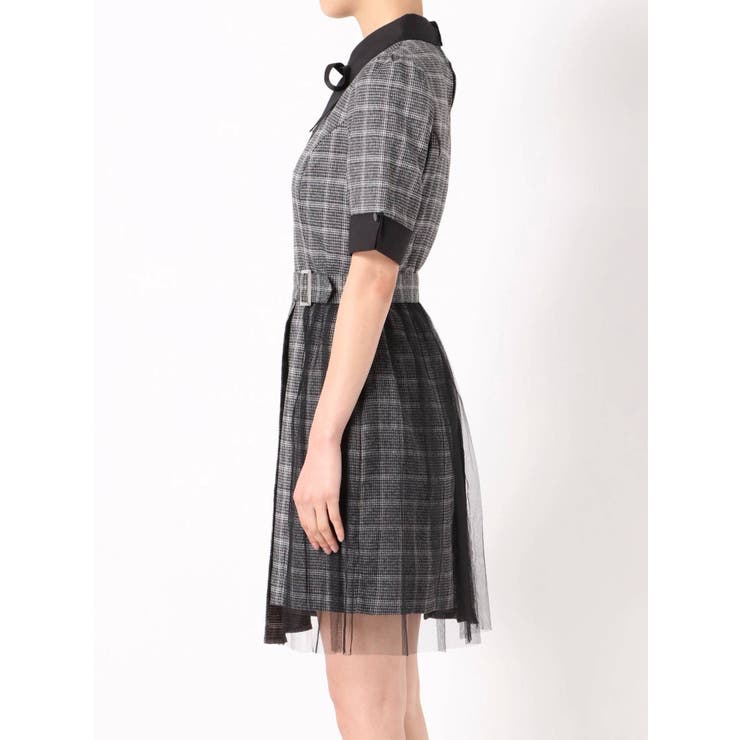 シャツカラープリーツラップワンピース[品番：MKSW0031661]｜EATME