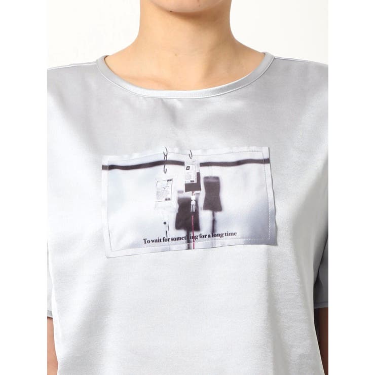 グラフィックサテンTシャツ[品番：MKSW0030814]｜EATME