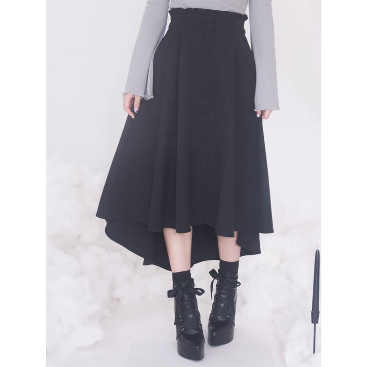 FRONTボタンイレヘムスカート[品番：MKSW0032605]｜EATME（イートミー