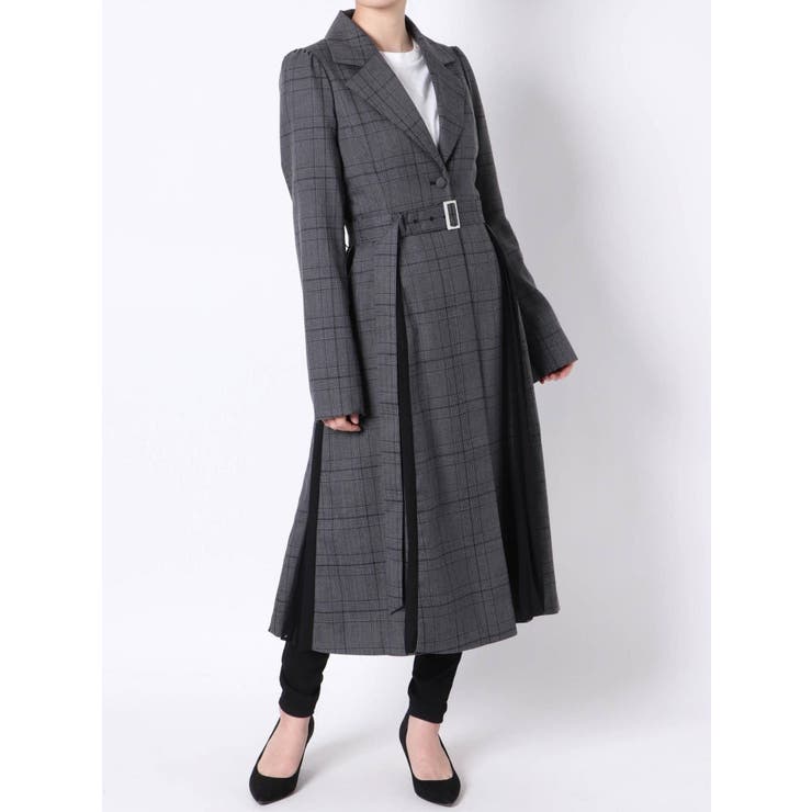 シフォンダブルタックコート[品番：MKSW0035730]｜EATME