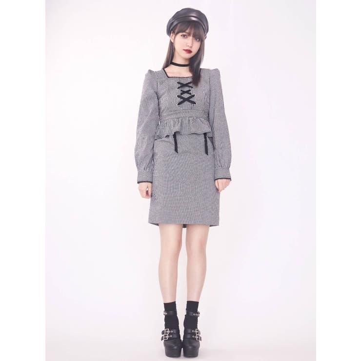 Frontレースアップワンピース 品番 Mksw Eatme イートミー のレディースファッション通販 Shoplist ショップリスト