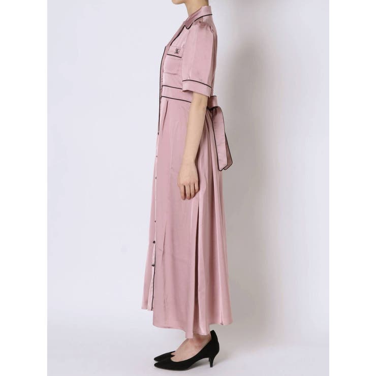 オープンカラーマキシワンピース[品番：MKSW0035173]｜EATME