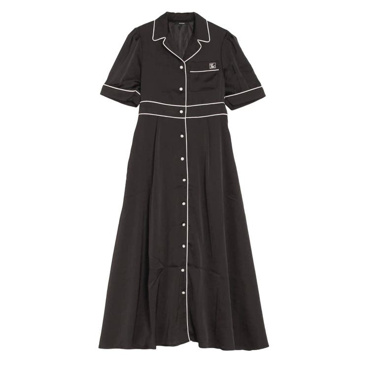 オープンカラーマキシワンピース[品番：MKSW0035173]｜EATME