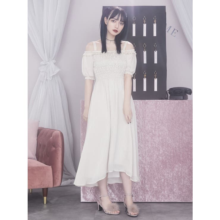 オフショルマキシワンピース 品番 Mksw Eatme イートミー のレディースファッション通販 Shoplist ショップリスト