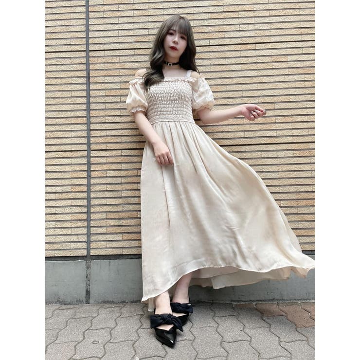 オフショルマキシワンピース 品番 Mksw Eatme イートミー のレディースファッション通販 Shoplist ショップリスト