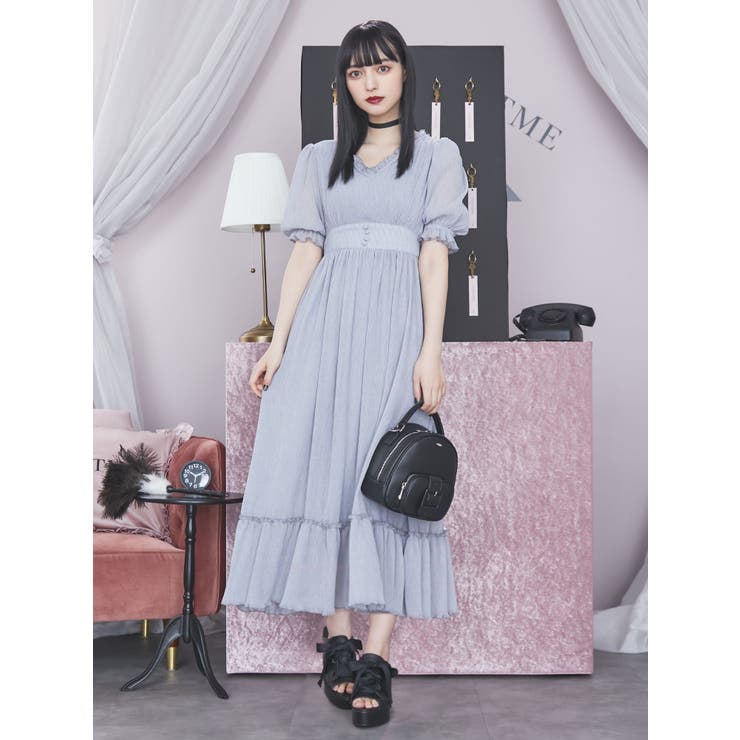 BACKリボンマキシワンピース[品番：MKSW0037463]｜EATME（イートミー