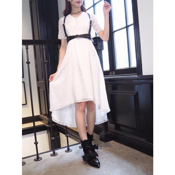 Vネックレースワンピース 品番 Mksw Eatme イートミー のレディースファッション通販 Shoplist ショップリスト