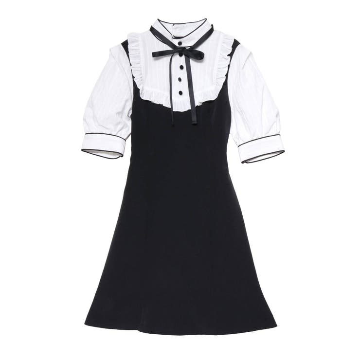 大人上品なおすすめコーデ メイドライクチューリップワンピース[品番：MKSW0037466]｜EATME ワンピース
