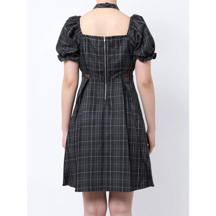 ネックハーネスデザインワンピース[品番：MKSW0038047]｜EATME